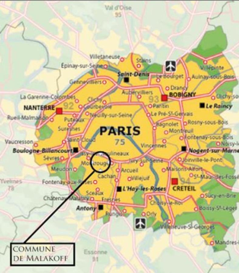 Charment Studio Proche Paris 15 مالاكوف المظهر الخارجي الصورة